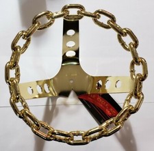 Lowrider Bicycle Chain Steering Wheel Gold   236113 , 236-113