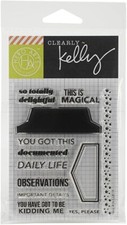 Hero Arts Kelly Purkey Clearly Kelly Clear Stamp Set Kelly's Daily Life CL819