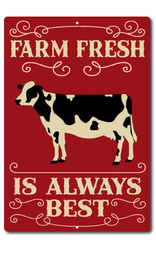 Tin sign farm life - sign, rustic