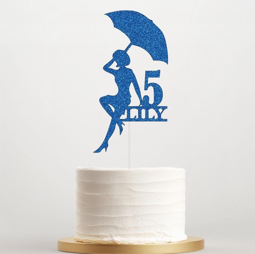 Mary poppins glitter cake - glitter,