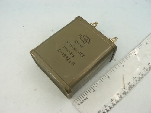 Paper oil capacitor - x, +