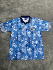 England 1990 away shirt umbro - england,