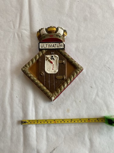 Vintage ceramic wall plaque - ceramic,