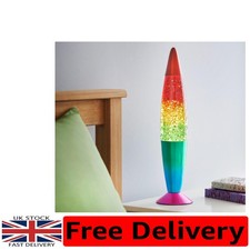 16-Inch Retro Rainbow Glitter
