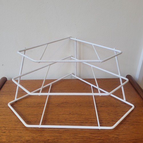 Vintage tier white wire - tier,