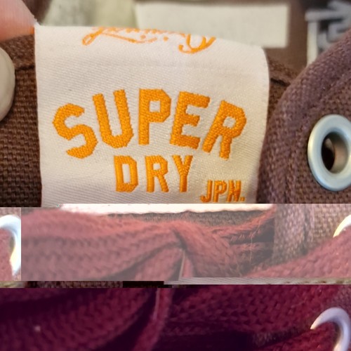 Superdry burgundy low top lace - superdry,