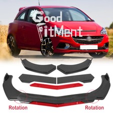 Carbon Black Red Front Bumper