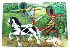 Romany Gypsy Clock - Romany