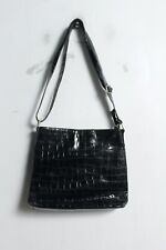 Carpisa Womens Mock Croc Small Bag - Black (ba112)