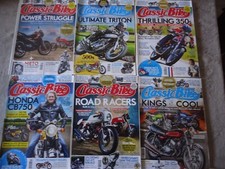 CLASSIC BIKE  MAGAZINES JULY   TO  DECEMBER   2013 (6Mags TOTAL)