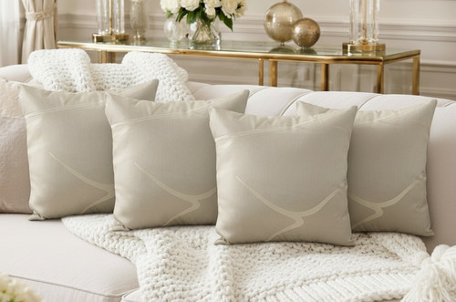 Set cream beige - cream, cushion