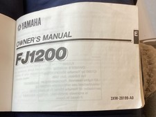 Yamaha FJ1200 3XW Owners Manual