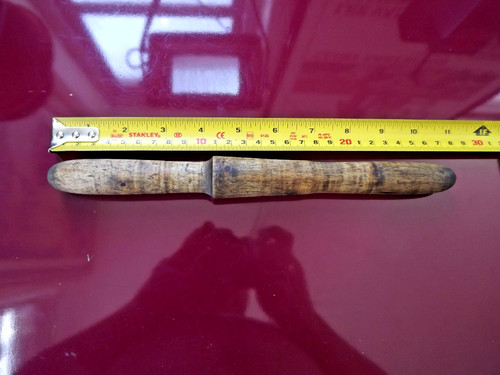 Vintage wooden car jack handel - wooden,