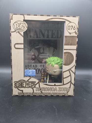 Zoro wanted poster custom wood - zoro,