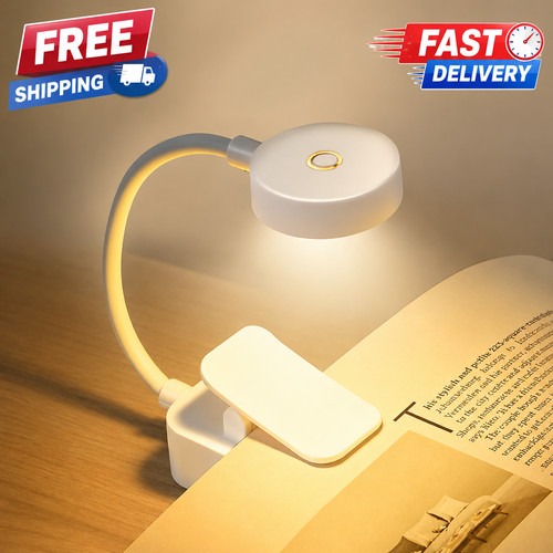 Rechargeable led clip book - rechargeable,