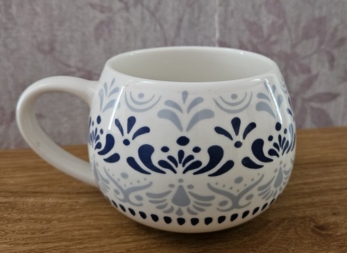 Blue printed barrel style - blue,