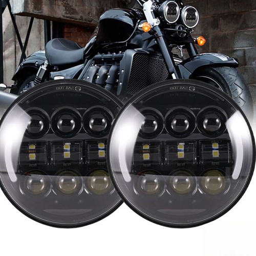 Black led headlight - 5.75",