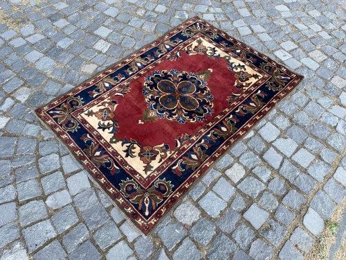 Bohemian area rug handmade - area,