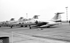 RDAF, Lockheed TF-104G Starfighter, RT-681, c1968 - Original B&W neg