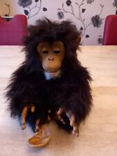 MISSING EAR***2005 FURREAL LARGE CUDDLE CHIMP MONKEY ELECTRONIC PET TOY***WORKS