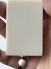 Mammoth ivory plain tag - mammoth,