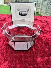 Vintage Wedgwood Lead Crystal Bowl "Brutus" by Frank Thrower 4" Tall