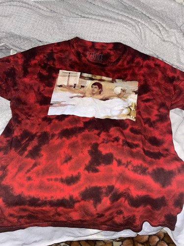 Men scarface red black - men's,