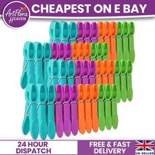 48x Clothes Pegs Line Washing