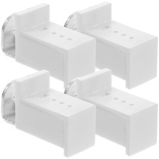 4 Pcs White Adjustable Blind
