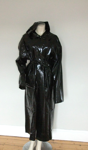 Pvc like raincoat mac - like, rain