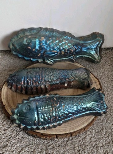 Concrete mold fish stone - ,