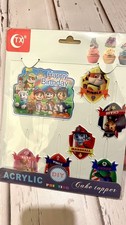 Paw Patrol Acrylic Cake Topper