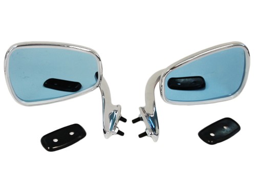 Chrome chrome mirror rear view