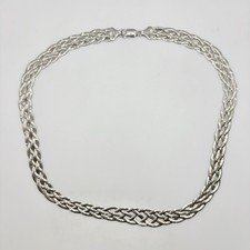 Heavy sterling silver braided - heavy,