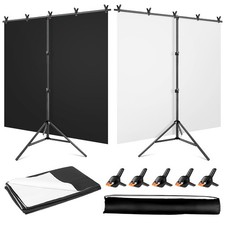 Black White Backdrop Screen