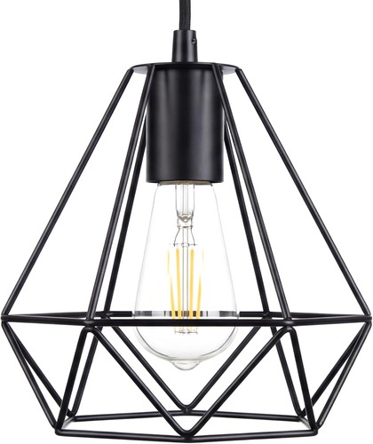 Black ceiling light wire - black,