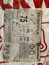 rockwool insulation 75mm SP60 firestop slab