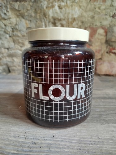 Large glass clp flour - glass,