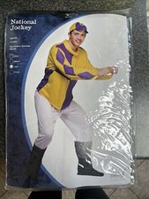 Jockey fancy dress costume -