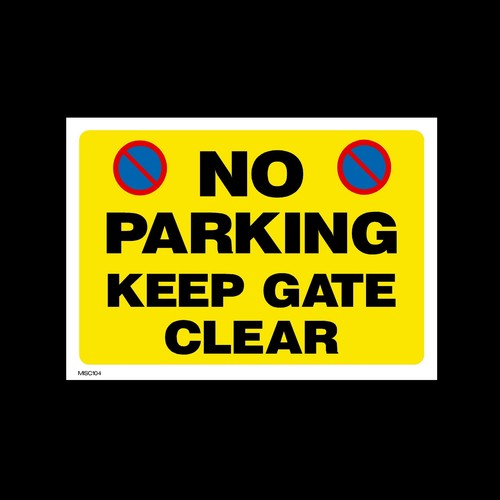 Parking keep gate - no,