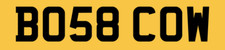 COWS COW NUMBER PLATE FOR SALE