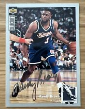 RANDY BROWN - 1994-95 Upper Deck Collector's Choice - Silver Signature #95 KINGS