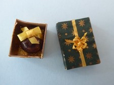 WENDY ALLIN Easter egg in box & parcel, for 1:12th, for doll's house COLLECTORS