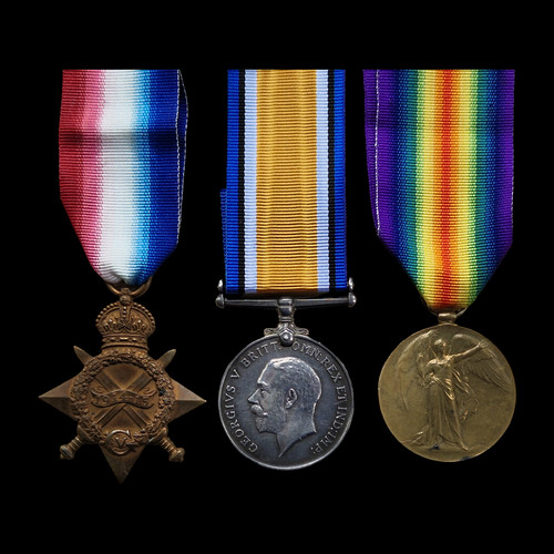 Royal navy ww1 - medal, trio