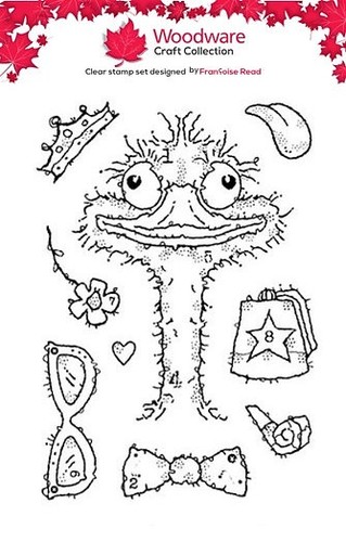 Woodware clear stamps time - clear,