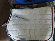 John Whitaker White Saddle Pad Full Size