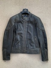 BELSTAFF BLACK OUTLAW CALF