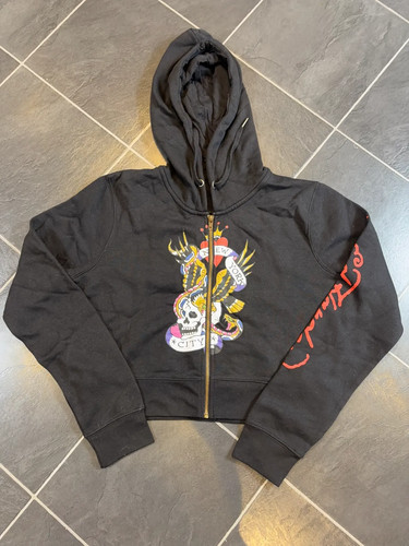 Hardy zip hoodie black - hoodie,