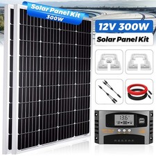 300W Mono Solar Panel Kit 12V