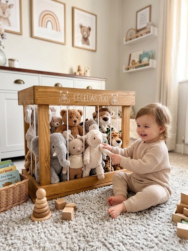 Wooden toy zoo soft - wooden,